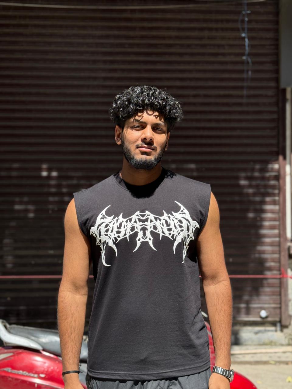 Black Gothic Sando Vest – Genzexx