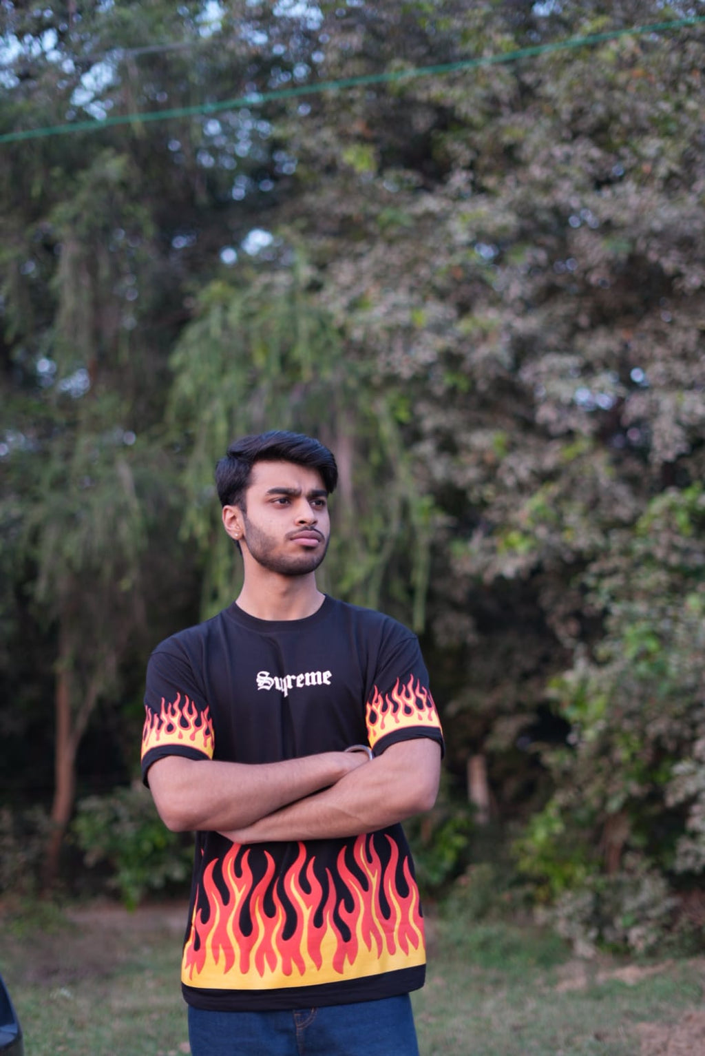Supreme Black Oversized T-Shirt