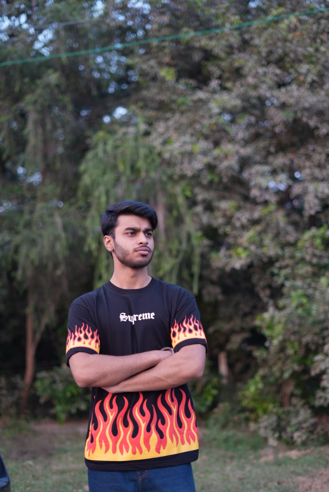 Supreme Black Oversized T-Shirt