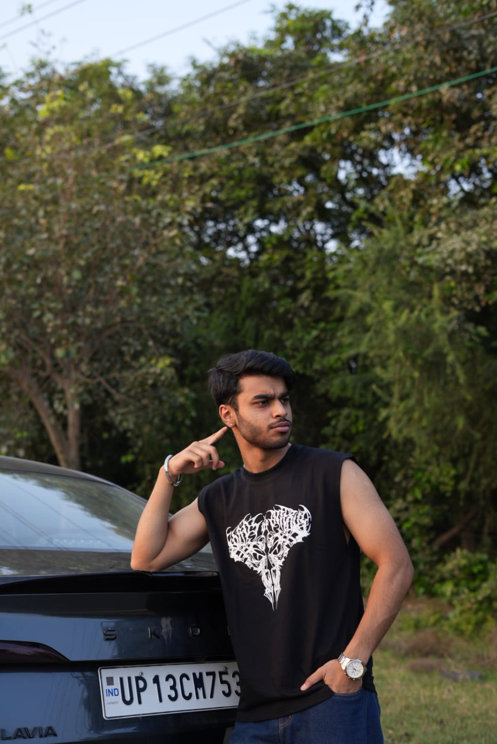 Black Bull Gothic Sando Vest
