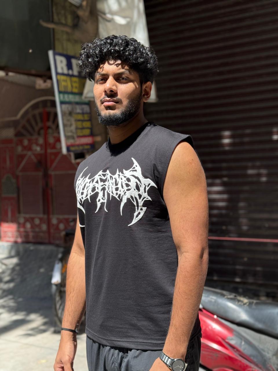 Black Gothic Sando Vest – Genzexx